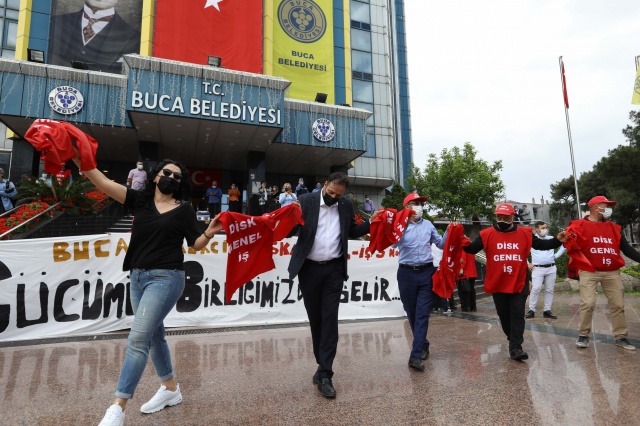 Buca’da erken 1 Mayıs