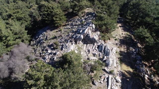 İzmir’de antik taş ocağı bulundu