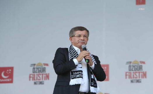 Davutoğlu: Orada 75 yıldır süren bir zulüm var