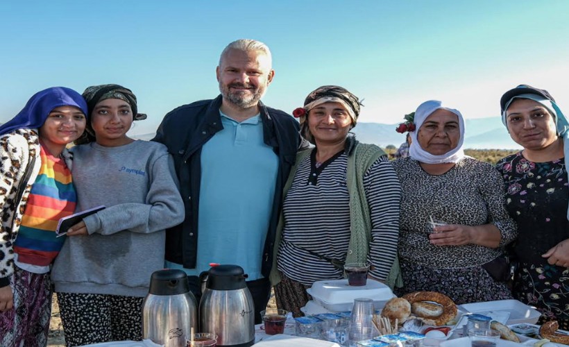 Başkan Pehlivan, çiftçi kadınlarla bir araya geldi