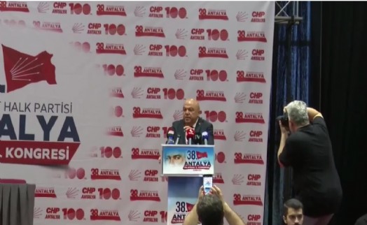 CHP Antalya 38'inci Olağan İl Kongresi başladı