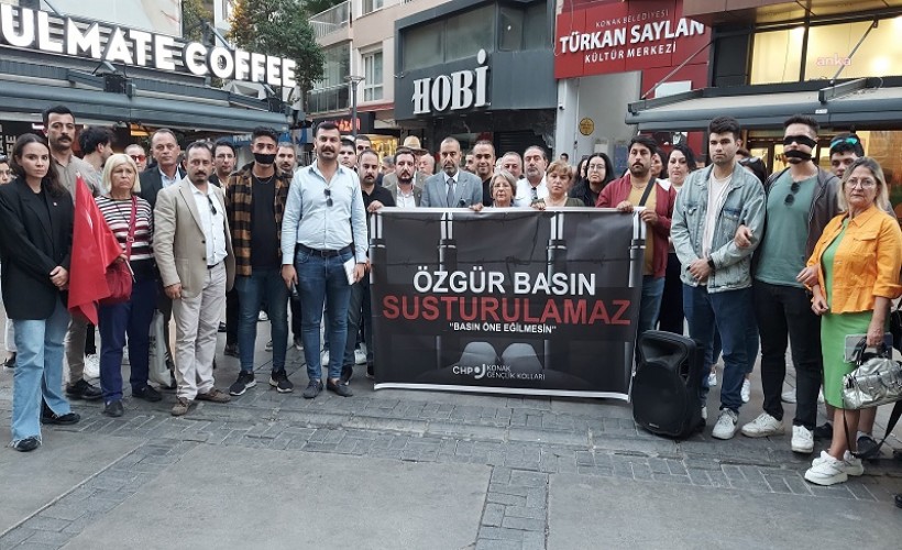 CHP Konak Gençlik Kolları'ndan 'basın özgürlüğü' açıklaması