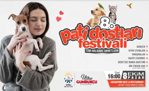 Çiğli Belediyesi 8. Pati Dostları Festivali'ne hazır