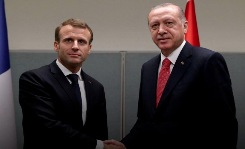 Cumhurbaşkanı Erdoğan, Fransa Cumhurbaşkanı Macron ile görüştü