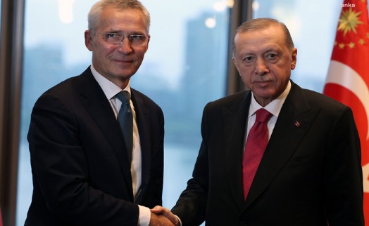 Cumhurbaşkanı Erdoğan, Stoltenberg ile görüştü