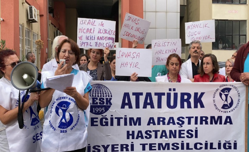 SES İzmir'den 'Filistin' açıklaması: İsrail durdurulmalı