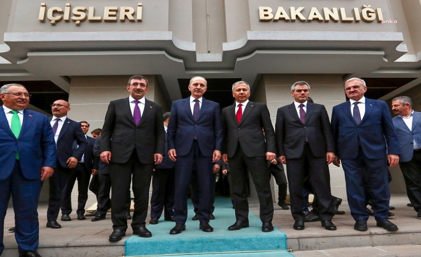 TBMM Başkanı Kurtulmuş, İçişleri Bakanı Yerlikaya'yı ziyaret etti