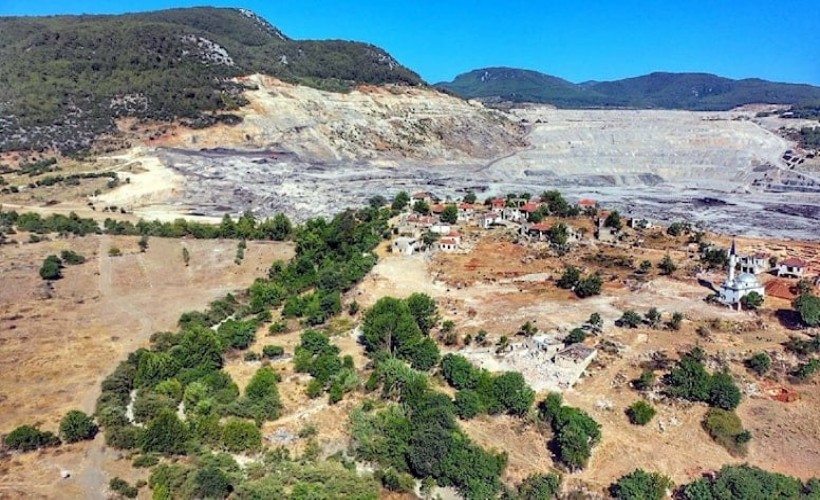 Akbelen’de maden sahası açma çalışmaları başladı