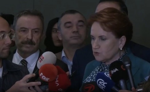 Akşener: Bu bir devlet krizi, Erdoğan’ın aklını başına alması lazım