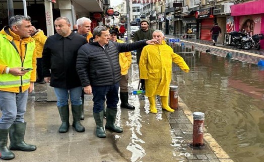 Başkan Batur sahada: Tüm hemşehrilerimize geçmiş olsun!