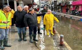 Başkan Batur sahada: Tüm hemşehrilerimize geçmiş olsun!