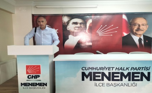 CHP Menemen’den MEB’e ve Pehlivan’a tepki: Siyasete alet etmeyin