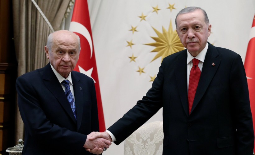 Cumhurbaşkanı Erdoğan, Bahçeli görüşmesi sona erdi