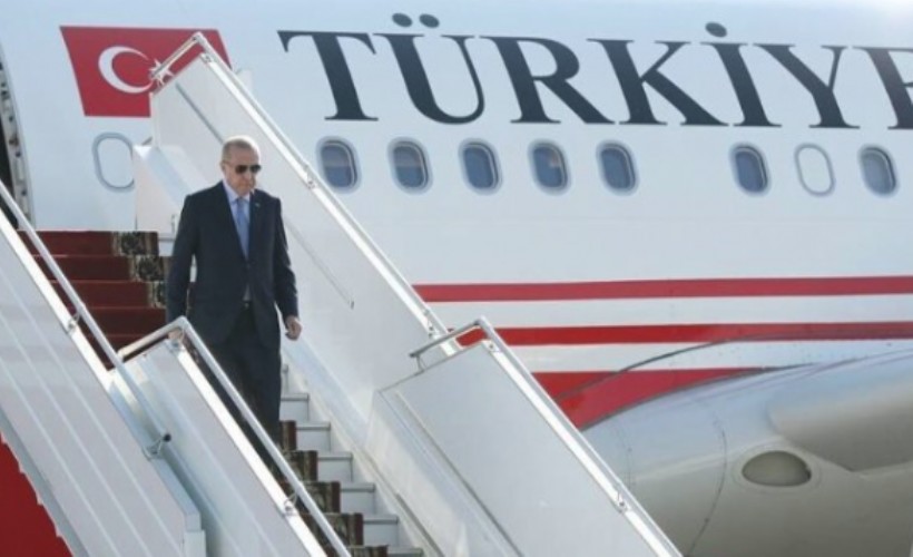 Cumhurbaşkanı Erdoğan, Kazakistan'a gitti