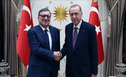 Cumhurbaşkanı Erdoğan, eski AB Komisyonu Başkanı Barroso'yu kabul etti