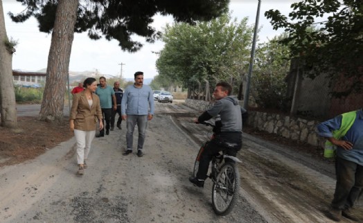 Efes Selçuk Belediye Başkanı Sengel, saha çalışmalarını yerinde inceledi