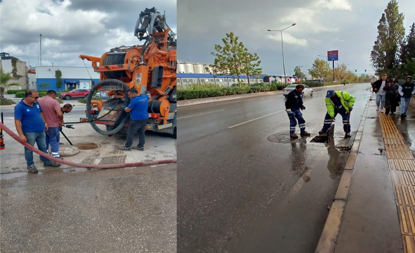 İZSU ekipleri yağmur öncesi teyakkuzda