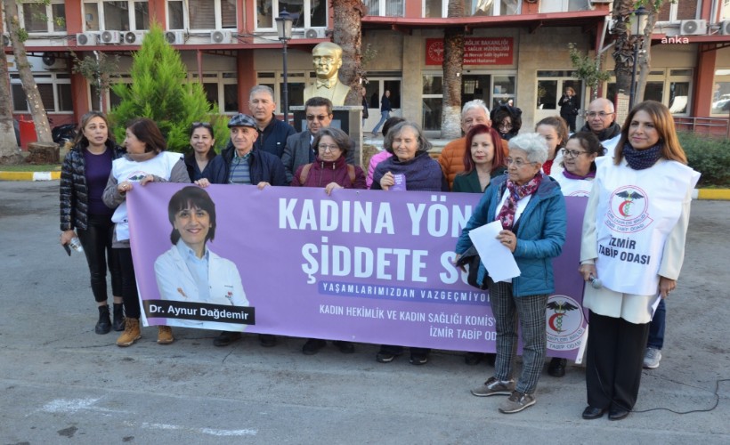 İzmir Tabip Odası Aynur Dağdemir'i andı