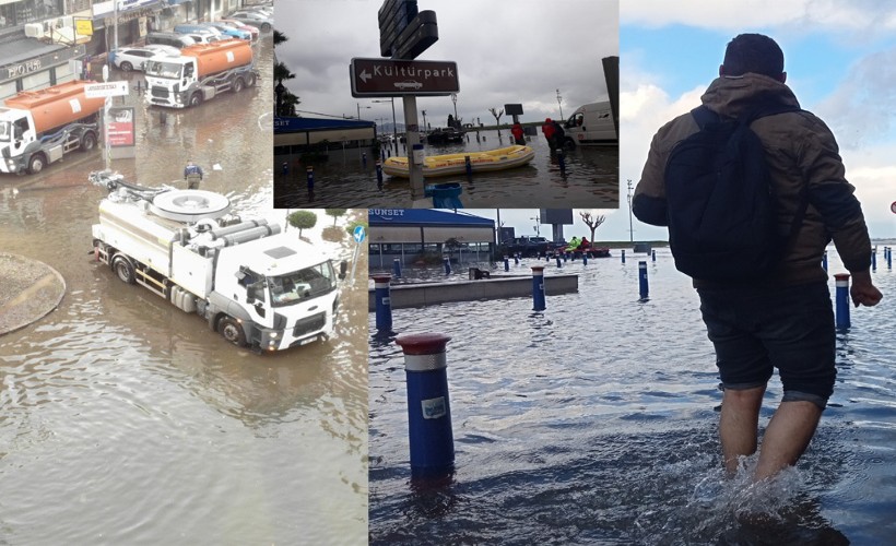 İzmir'de fırtınanın verdiği hasar gün aydınlanınca ortaya çıktı