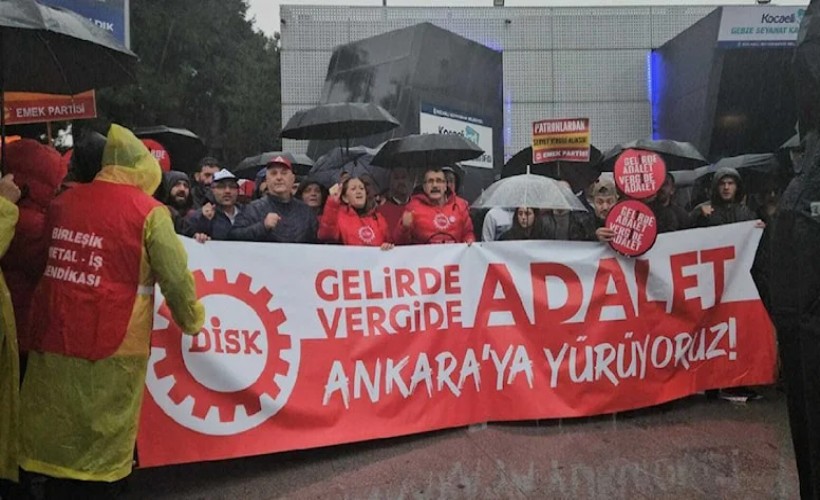 Yağmur altında adalet çağrısı