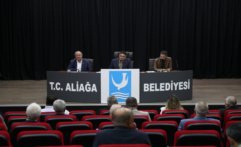 Aliağa'da yılın son meclisi toplandı