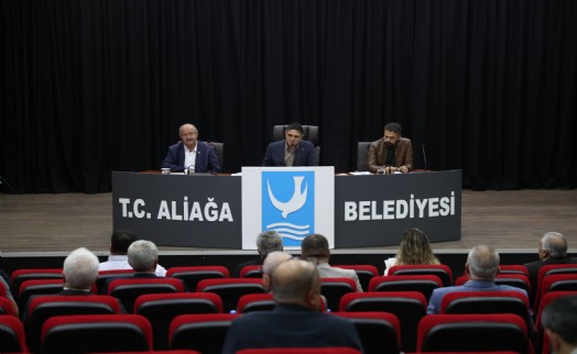 Aliağa'da yılın son meclisi toplandı