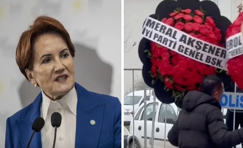 Asker cenazesinde Meral Akşener'in gönderdiği çelenk indirildi