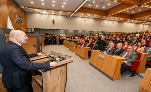 Soyer, belediye personelinin yeni yılını kutladı