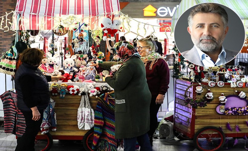 Bayraklılı kadınlardan yeni yıl kermesi