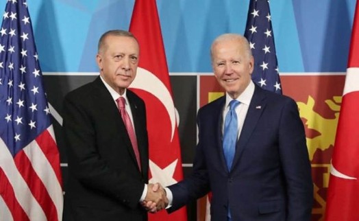 Erdoğan, ABD Başkanı Biden ile görüştü