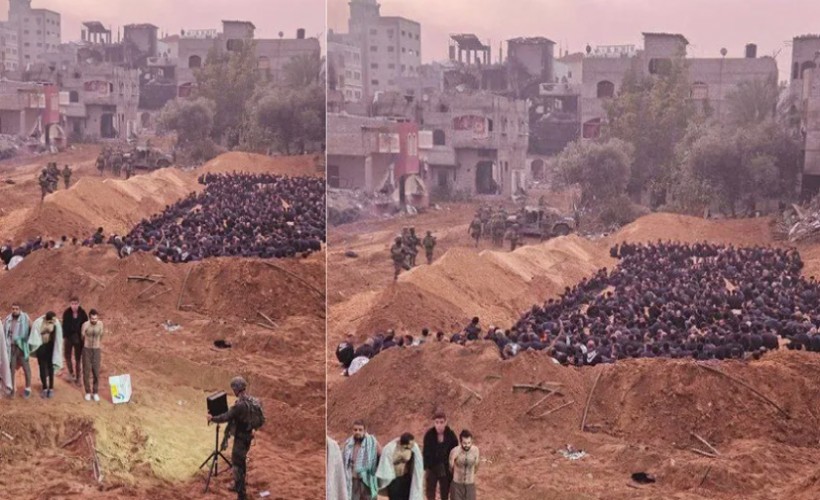 İsrail kanalı fotoğrafı paylaştı, dünya dehşete düştü!