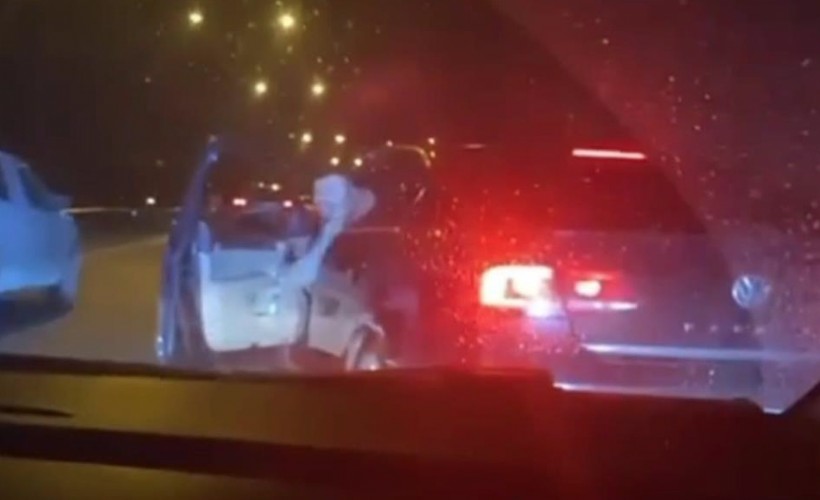 İzmir'de trafik magandası, evli çifte korku dolu anlar yaşattı