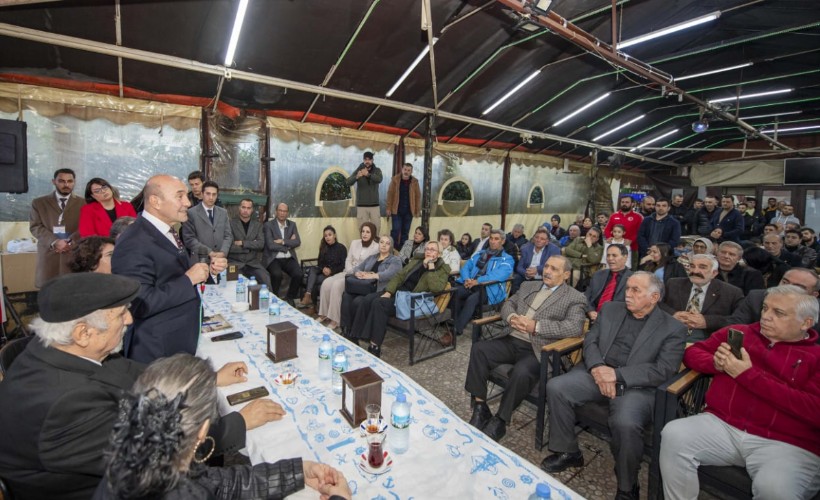 Soyer, Basmane sakinleriyle buluştu; 5 senede çok hizmet yaptık