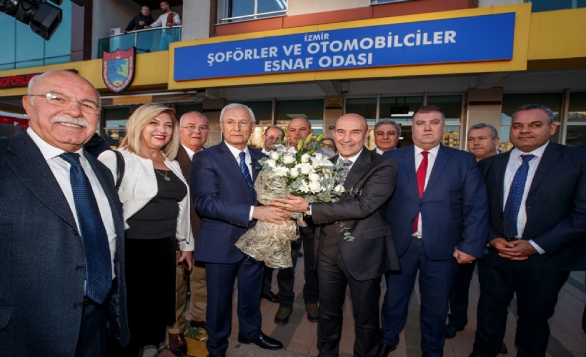 Soyer, İzmir Şoförler Odası’nı ziyaret etti