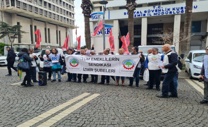 Tüm Emekliler Sendikası İzmir Şubelerinden miting çağrısı