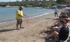 Seferihisar'da cankurtaranlar yaz sezonu için hazırlanıyor