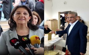 HDP Eş Başkanları Buldan ve Sancar oylarını kullandı