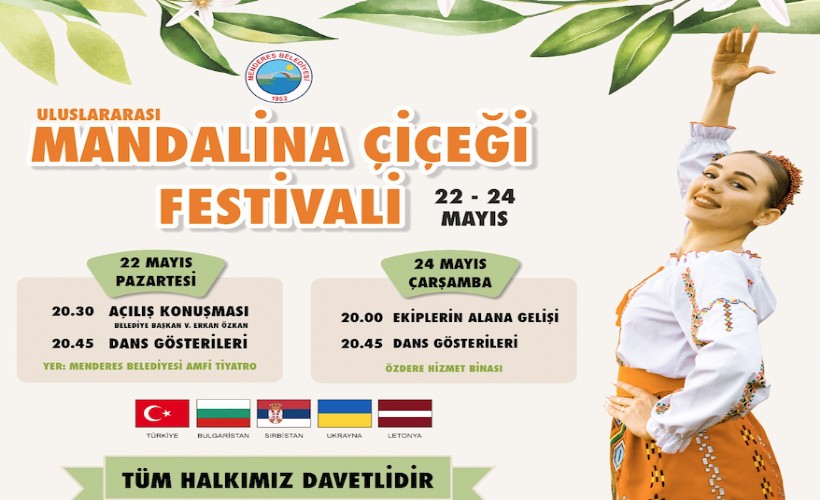 Menderes’te festival zamanı