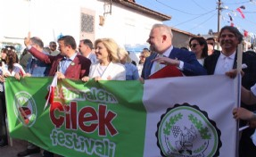 Menemen'de çilek tadında festival