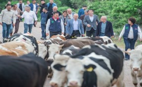 Bergama'da yayla yolculuğu başladı