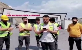 İzmir Şehir Hastanesi'nde taşeron işçiler iş bıraktı