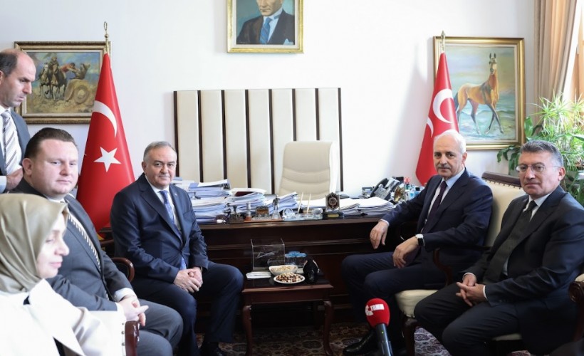 Kurtulmuş, MHP TBMM Grubunu ziyaret etti