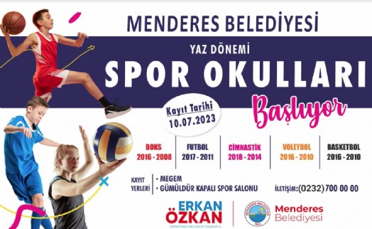 Menderes Belediyesi spor okullarına yoğun ilgi