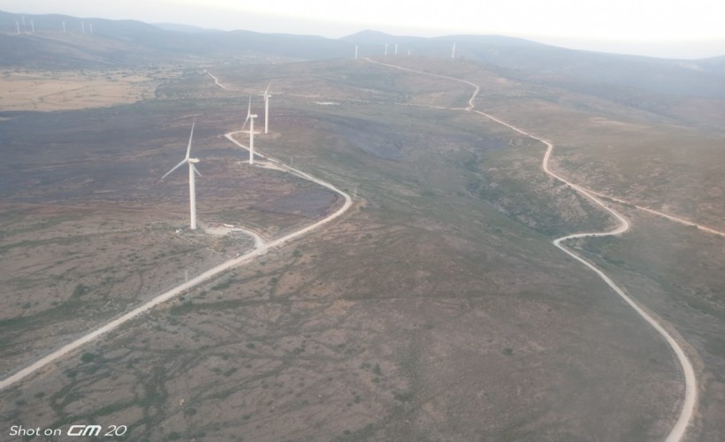 Çeşme’deki otluk yangını kontrol altına alındı