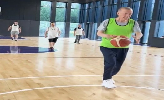 Erdoğan'ın 'basket' görüntüleri gündemde