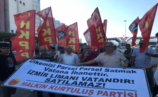 HKP, Alsancak Limanı'nın satılmasını protesto etti: Vatana ihanettir