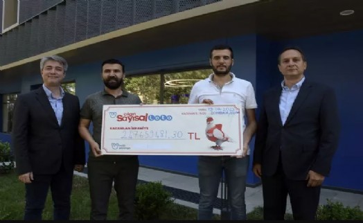 Çılgın Sayısal Loto'da tarihin en büyük ikramiyesini kazandı