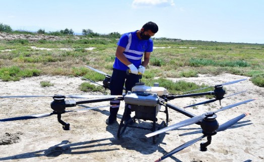 İzmir’de sivrisinek ile dronlu mücadele