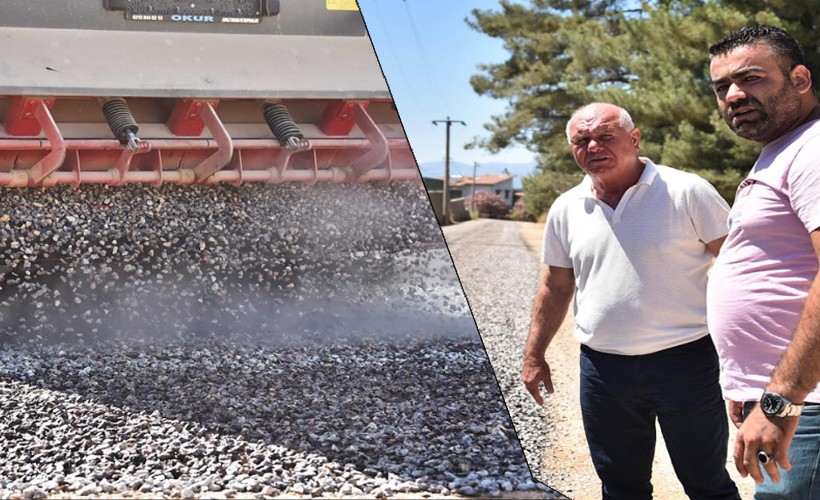 Kemalpaşa'da yollar yeni kurulan tesisle asfaltlanıyor