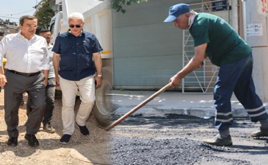 Konak’ın yollarına 4 buçuk yılda 50 bin ton asfalt